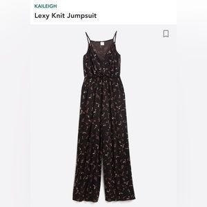 Floral print jumpsuit